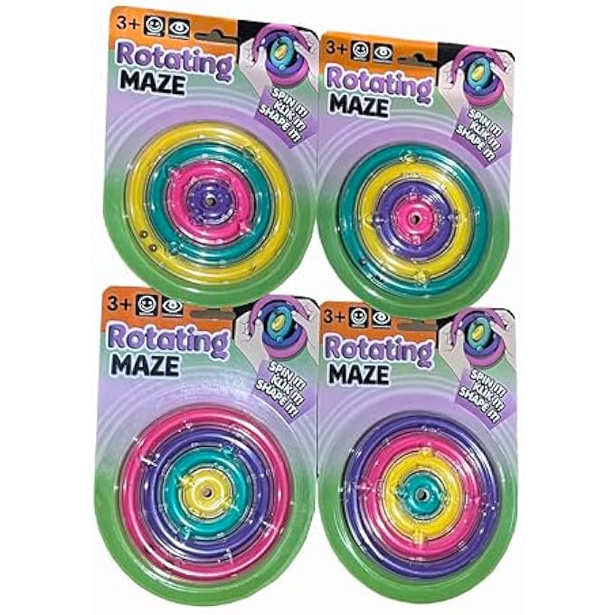 GALAXY 3D MAZE TOY - ROTATING MAZE - ASSORTED COLORS, 1 PIECE | BRAIN TEASER FOR KIDS AND ADULTS - Image 2